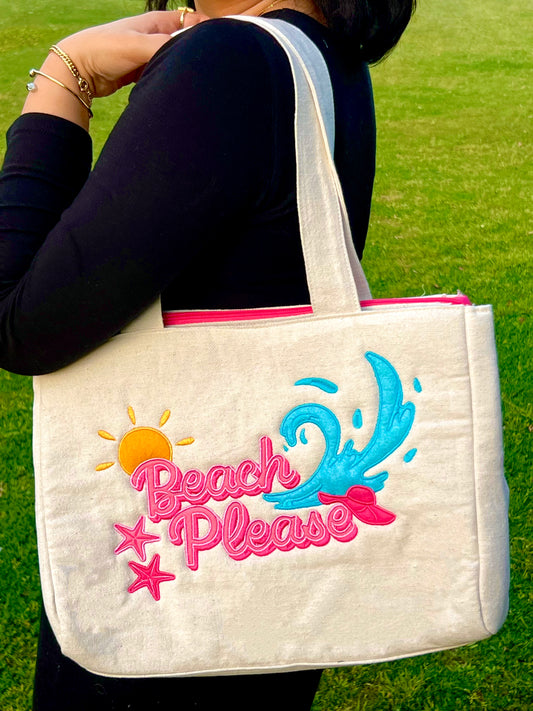 Beach Please Tote Bag