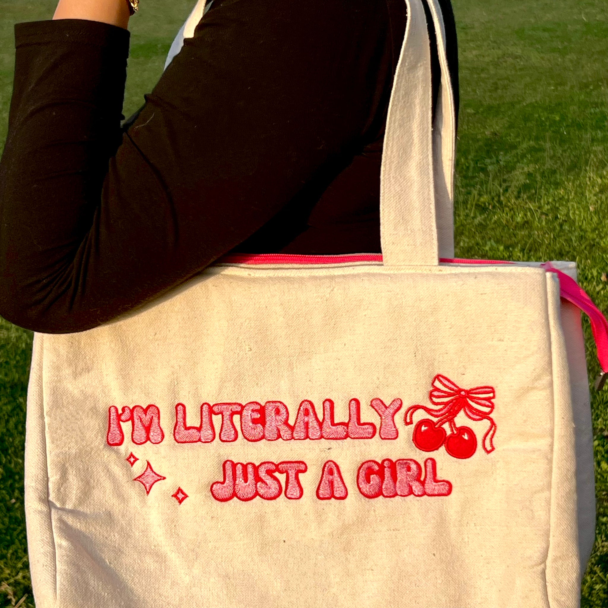 Just A Girl Tote Bag