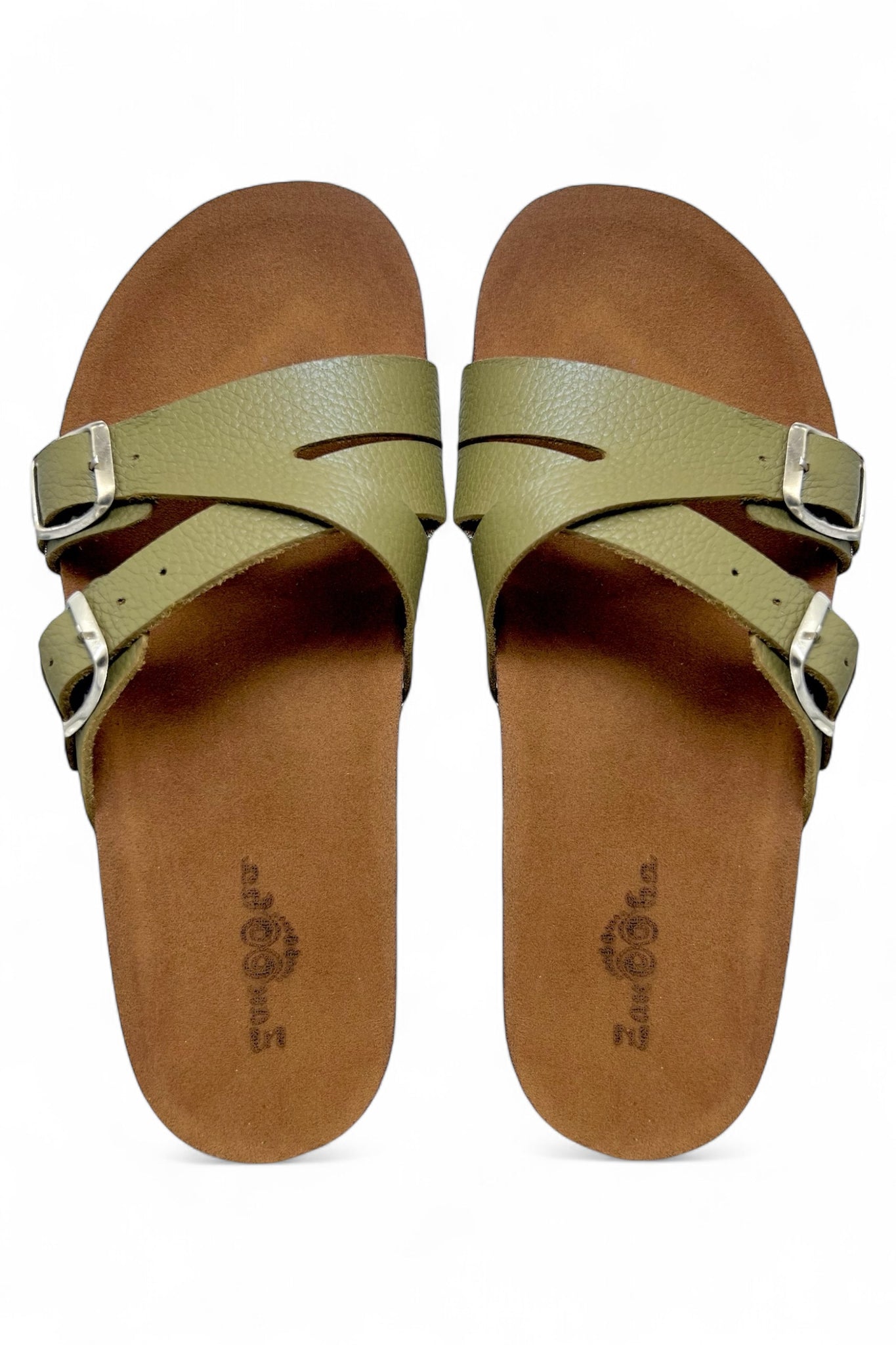 Zaytouna Striped Slippers