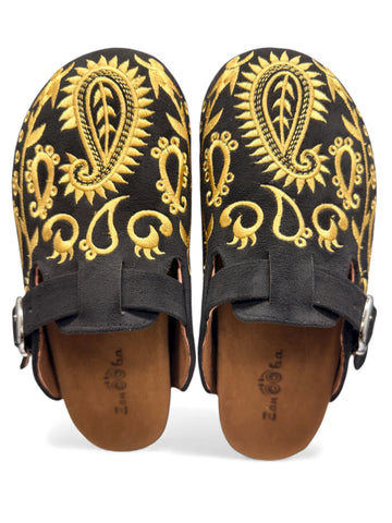 Gold Leaf Clogs